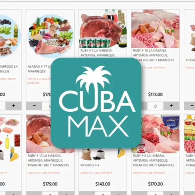 enviar combos de comida con Cubamax a Cuba